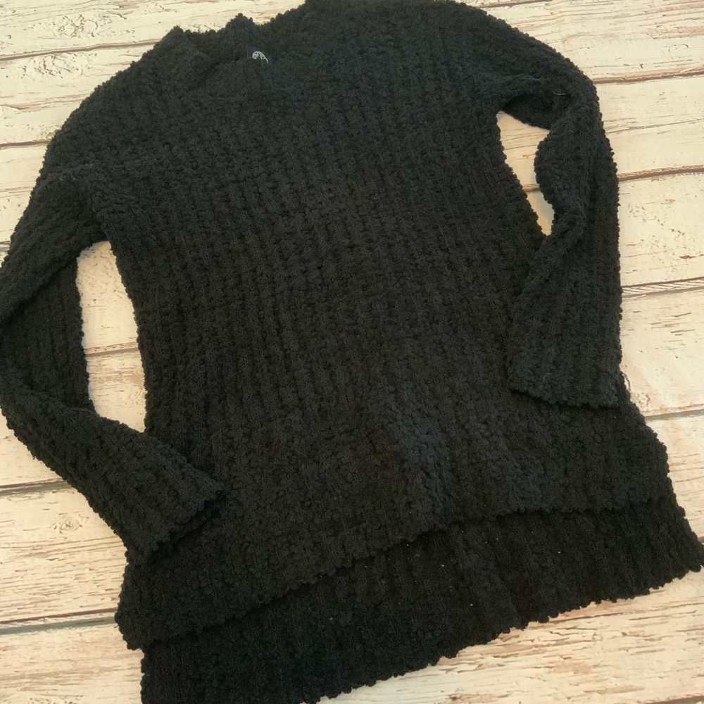 Bobeau Black Chunky Sweater - Small